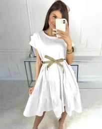 Φόρεμα - κώδ. 3958 - λευκό