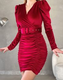 Φόρεμα - κώδ. 82015 - 2 - κόκκινο