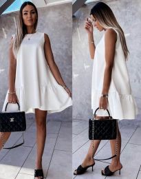 Φόρεμα - κώδ. 47177 - 1 - λευκό