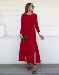 Φόρεμα - κώδ. 80042 - 3 - κόκκινο