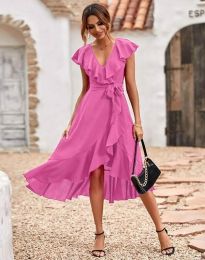Φόρεμα - κώδ. 5876 - ροζ