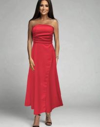 Φόρεμα - κώδ. 9857 - κόκκινο