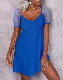 Φόρεμα - κώδ. 77374 - 2 - μπλε 