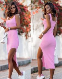 Φόρεμα - κώδ. 10433 - ροζ