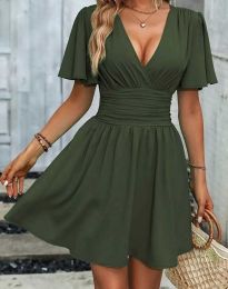 Φόρεμα - κώδ. 71124 - 2 - σκούρο πράσινο