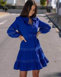 Φόρεμα - κώδ. 00155 - 2 - μπλε 
