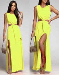 Φόρεμα - κώδ. 3321 - κίτρινο