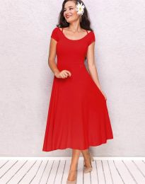 Φόρεμα - κώδ. 3787 - 3 - κόκκινο