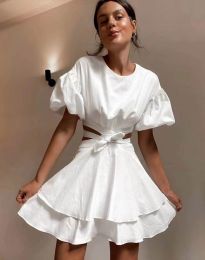 Φόρεμα - κώδ. 9746 - λευκό