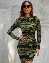 Φόρεμα - κώδ. 22133 - 1 - στρατιωτικό
