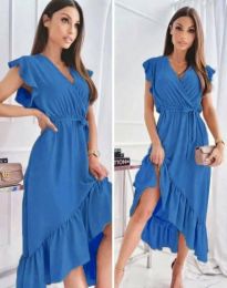 Φόρεμα - κώδ. 8551 - 3 - μπλε