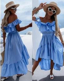 Φόρεμα - κώδ. 02240 - 1 - μπλε