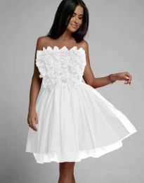 Φόρεμα - κώδ. 7481 - λευκό