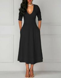 Φόρεμα - κώδ. 8079 - 1 - μαύρο