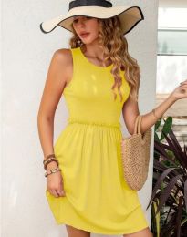 Φόρεμα - κώδ. 50175 - 2 - κίτρινο