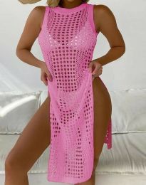 Φόρεμα - κώδ. 75013 - ροζ