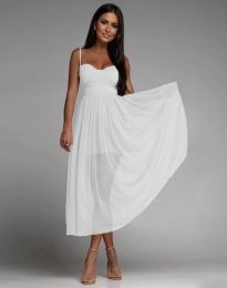 Φόρεμα - κώδ. 9372 - λευκό