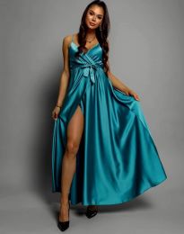 Φόρεμα - κώδ. 6084 - μπλε 