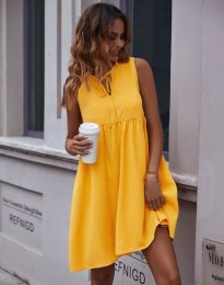 Φόρεμα - κώδ. 6482 - κίτρινο