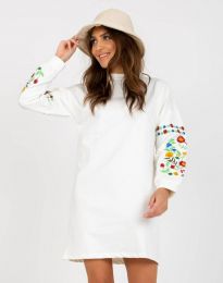 Φόρεμα - κώδ. 01200 - 3 - λευκό