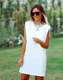 Φόρεμα - κώδ. 3266 - 2 - λευκό