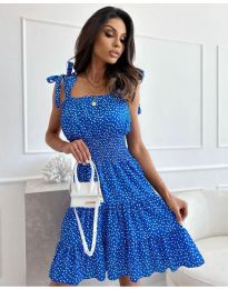 Φόρεμα - κώδ. 02071 - 1 - μπλε 