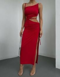 Φόρεμα - κώδ. 221215 - 4 - κόκκινο