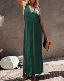 Φόρεμα - κώδ. 73041 - 2 - σκούρο πράσινο