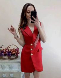 Φόρεμα - κώδ. 9411 - κόκκινο