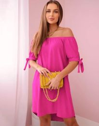 Φόρεμα - κώδ. 62720 - ροζ