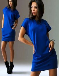 Φόρεμα - κώδ. 37810 - μπλε 