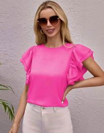 Κοντομάνικο μπλουζάκι - κώδ. 3802 - ροζ