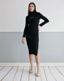 Φόρεμα - κώδ. 15955 - μαύρο