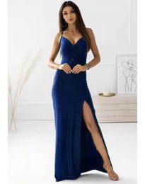 Φόρεμα - κώδ. 5484 - μπλε 