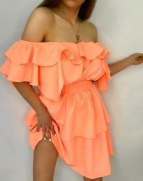 Φόρεμα - κώδ. 87730 - πορτοκαλί