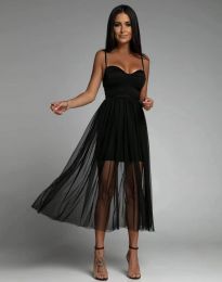 Φόρεμα - κώδ. 9372 - μαύρο
