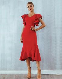 Φόρεμα - κώδ. 002010 - 1 - κόκκινο