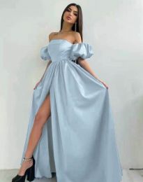 Φόρεμα - κώδ. 6976 - γαλάζιο