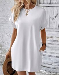 Φόρεμα - κώδ. 42207 - λευκό