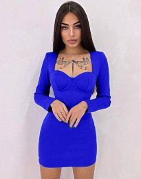 Φόρεμα - κώδ. 89880 - 3 - μπλε 