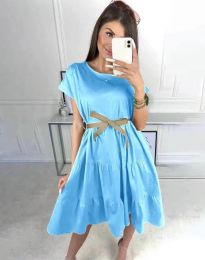 Φόρεμα - κώδ. 3958 - μπλε 