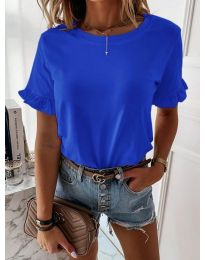 Дамска тениска в син цвят - код 068