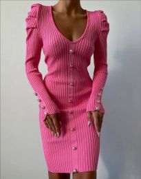 Φόρεμα - κώδ. 5297 - ροζ