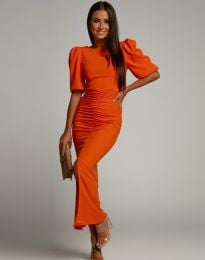 Φόρεμα - κώδ. 5803 - πορτοκαλί