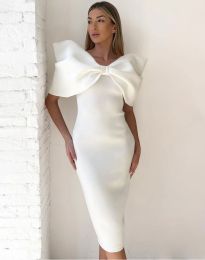 Φόρεμα - κώδ. 24059 - λευκό