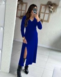 Φόρεμα - κώδ. 80034 - 3 - μπλε 