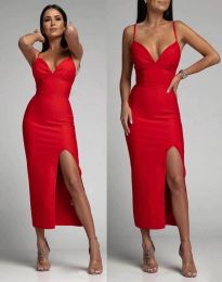 Φόρεμα - κώδ. 9552 - κόκκινο