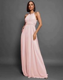 Φόρεμα - κώδ. 3691 - ροζ