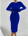 Φόρεμα - κώδ. 33095 - μπλε 
