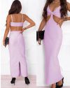 Φόρεμα - κώδ. 8742 - ροζ